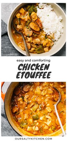 chicken etouffe is an easy and comforting dinner that's ready in less than 30 minutes