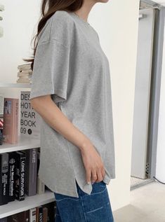 Womens Soft Fleece Cotton Basic Style Half Sleeve Long T image 3 Long Tshirt, Womens Tunics, Basic Style, Half Sleeves, Tunic Tops, T-shirt, Women's Top, T Shirt