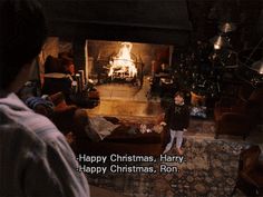 a man standing in front of a fire place