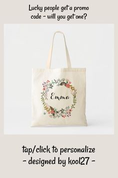 Personalized Floral Tote Bag #custom #floral #tote #floral #tote Customizable Tote Canvas Bag For Personal Use, White Bags With Custom Name For Personal Use, White Bag With Custom Name For Personal Use, Customizable Canvas Tote Bag For Personalized Gifts, Customizable Canvas Tote Bag For Personal Use, Customizable Eco-friendly Canvas Bag For Personalized Gifts, Eco-friendly Customizable Canvas Bag For Personalized Gift, Bridesmaid Tote Bags, Tote Bag Custom