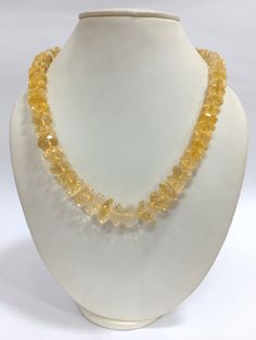 Citrine Beaded Necklace, Natural Citrine Faceted Rondelle Beads Necklace, With Golden Color Clasp, Wedding Necklace, Citrine Jewelry Beaded Long Necklace, Sparkling Gift For Her, Gemstone :- Citrine Size :- 10-20mm Approx. Necklace Length :- 18 Inch Shape :- Rondelle Faceted Color :- Same as Picture Quality :- AAA GRADE CUSTOMIZATION/BULK ORDER : AVAILABLE PLEASE FEEL FREE TO CONTACT IF YOU REQUIRE ANY FURTHER INFORMATION. https://www.etsy.com/in-en/shop/LatestBeadsJewellery?ref=simple-shop-head Faceted Amber Jewelry For Wedding, Faceted Round Bead Necklaces For Wedding, Wedding Faceted Round Bead Necklaces, Wedding Single Strand Rondelle Beaded Necklace, Rondelle Necklace With Faceted Beads For Wedding, Wedding Necklace With Rondelle Faceted Beads, Beaded Rondelle Necklaces For Wedding, Wedding Necklace With Faceted Rondelle Beads, Amber Round Wedding Necklaces