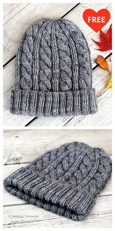 Jason's Cashmere Cable Hat Free Knitting Pattern - Knitting Pattern Cable Hat Pattern Free, Cable Knit Hat Pattern, Hat Free Knitting Pattern, Cabled Hat Pattern, Summer Poncho, Aran Knitting Patterns