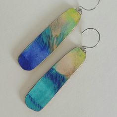 Hand Painted Drop Earrings/statement Earrings/paper Jewelry/ear Art - Etsy Earrings Paper, Ear Art, Paint Drop, Jewelry Ear, Paper Jewelry, Earrings Statement, Jewelry Tutorials, Statement Earrings, Dangle Drop Earrings