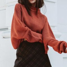 Princess Polly Rust Orange Turtleneck Sweater! Brand New Size Xs/S Orange Sweater Outfit, Orange Turtleneck, Model Sweater, Rust Sweater, Burnt Orange Sweater, Sweater Outfits Fall, Orange Sweater, Orange Outfit, Everyday Fashion Outfits