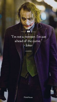 DC. movie quote. movie characters. movie I love. action movie. crime movie. thriller. the Joker. iconic quotes. Iconic Movie Quotes Funny, Idiocracy Quotes, Joker Quote, Horror Movie Quotes, Quotes From Movies, Iconic Movie Quotes, Quote Movie, Emoji Memes