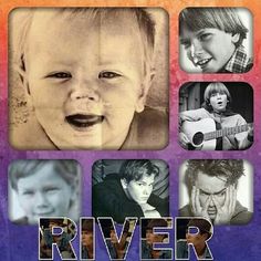 the cover of river songbook with pictures of young children and their faces on it