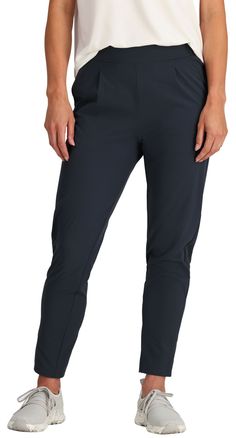 Fit and Design Water resistant Wind resistant Breathable Lightweight Elastic waistband with clean flat front Drop-in slash hand pockets Back welt zip pockets Split hem Bluesign approved, 46% Recycled Nylon, 40% Nylon, 14% Spandex Comfort Stretch Nylon Bottoms With Pockets, Functional Mid-rise Elastane Pants, Functional Elastane Bottoms With Comfort Waistband, Stretch Athleisure Bottoms With Zip Fly, Nylon Bottoms With Elastic Waistband For Work, Fitted Nylon Bottoms With Comfort Waistband, Functional Mid-rise Comfort Stretch Pants, Mid-rise Comfort Stretch Functional Pants, Functional Mid-rise Pants With Comfort Waistband