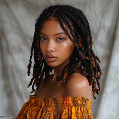 Shoulder-length passion twists offer a balanced, manageable length that is both stylish and practical. This versatile length is perfect for everyday wear. Click for more! Passion Twist Hairstyles, Afro Dreads, Unique Updos, Passion Twists, Golden Blonde Hair, Big Hair Dont Care, Pretty Braided Hairstyles, Natural Hair Braids, Elegant Updo