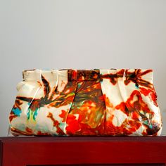 A Beautiful And Vibrant Color Classic Clutch. It Will Match All Your Outfits. Please See All The Pictures For Full Descriptions And Details. Orange Evening Bags For Spring, Orange Evening Bag For Spring, Festive Multicolor Rectangular Clutch, Elegant Multicolor Rectangular Clutch, Chic Orange Clutch, Multicolor Clutch With Handles, Artisan Multicolor Rectangular Clutch, Luxury Multicolor Clutch, Cold Spring Harbor