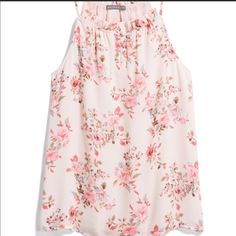 Brixon And Ivy Women’s Halter Blouse Blush Floral, New With Tags, Braided Detail Straps, Ruffle Detail At Top Seam, Size Small, 100% Polyester, Lined, Keyhole Front With 2 Buttons, Blush Floral Design Feminine Sleeveless Floral Print Blouse, Style Quizzes, Stitch Fix Style, Halter Blouse, Stitch Fix Outfits, Floral Color, Spring Tops, Grocery Store, Cute Tops