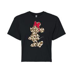 Your little one is sure to love the look of this Disney's Minnie Mouse Juniors' Minnie Leopard Cropped Graphic Tee. © Disney Your little one is sure to love the look of this Disney's Minnie Mouse Juniors' Minnie Leopard Cropped Graphic Tee. © Disney FEATURES Crewneck Short sleeves Cropped fitFABRIC & CARE Cotton Machine wash Imported Size: Xxl. Color: Black. Gender: female. Age Group: kids. Black Minnie Mouse T-shirt Short Sleeve, Black Minnie Mouse Short Sleeve T-shirt, Black T-shirt With Minnie Mouse Graphic, Crew Neck, Black Minnie Mouse Crew Neck Top, Black Casual Minnie Mouse Top, Casual Black Minnie Mouse Top, Cropped Graphic Tees, Raglan Tee, Boyfriend Tee