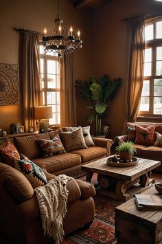 Capture desert vibes with a Western boho living room! Earthy tones, natural textures, and cactus-themed accents create a warm, relaxed atmosphere. Perfect for a unique style that brings warmth and personality into your home. #DesertDecor #WesternBoho #LivingRoomStyle #BohoVibes Western Boho Living Room, Living Room Earthy, Cozy Boho Living Room, Boho Living Room Ideas, Relaxed Chic, Desert Decor, Rug Ideas, Desert Vibes