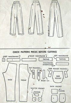 the pattern is shown with instructions for how to sew