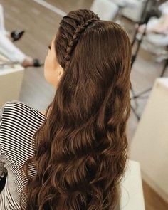 Hair Upstyles, Front Hair Styles, Easy Hairstyles For Long Hair, Loose Hairstyles, Hair Dos, Down Hairstyles, Prom Hair, Up Hairstyles, Medium Length Hair Styles