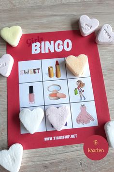 valentine's day activity for kids to play with the wording game, love is in the air