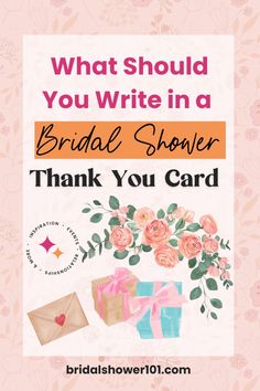 When writing a bridal shower thank you card, there are three main factors to remember. Those factors are your relationship to that person, the gift, and their presence. Knowing these details will help you write a thoughtful and personal bridal shower thank you note. Relationship Gifts, What To Write, Paris Theme, Couple Shower, Sweet Messages, Bridal Shower Decorations