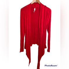 Nwot-Hanger 55 Red Open Cardigan Size-Xl Composition 96% Rayon 4% Spandex Open Cardigan, Composition, Jackets & Coats, Jackets For Women, Spandex, Blazer, Outfit Inspo, Plus Fashion, Red