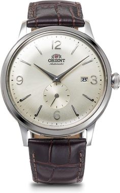 Explanation Brand: ORIENT Model number: RN-AP0003S Case shape: round Windshield material: Mineral glass Display type: Analog Clasp: Buckle Case material: stainless steel Case diameter/width: 40.5 millimeters Case thickness: 12 millimeters Band material/type: Belt type Band width: 21 millimeters Band color: ivory Dial color: Antique silver Calendar function: Date Other functions: Small seconds Movement: Japanese automatic winding Water pressure: 30m       payment Ships from Japan with tracking number. After you place your order, we usually ship within 3-5 business days. about us we are in japan It is our pleasure to make you happy by suggesting our recommended items. If you have any questions or requests about the product, please feel free to contact us. International Buyers - Please Note: