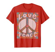 PRICES MAY VARY. PEACE & LOVE Trippy Tie Dye Peace Sign t-shirt. Hippy costume, cool vibes, groovy tee shirt gift. Colorful psychedelic peace sign t shirt. Hippy shirt. Colorful Retro 1960's, 1970's hippie tshirt with tie dye peace symbol. Fun nostalgic look or easy Halloween Hippie costume. Lightweight, Classic fit, Double-needle sleeve and bottom hem Hippy Costume, Tie Dye Peace Sign, 70s Mens Fashion, Groovy Tees, Peace Sign Shirts, Bohemian Style Men, Tie Dye Hippie, Hippie T Shirts, Hippie Costume