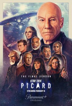 the final season of star trek picard is shown in this promotional poster for the upcoming movie