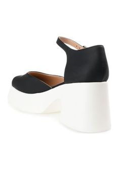 Made to pair with your favorite thrift store finds, the Lizaa heels by Journee Collection are a true throwback. This 90s-inspired platform d'Orsay is detailed with soft vegan leather and a square-toe for an authentic look. The padded footbed and buckled strap will keep you on your feet with ease as you jam out to all your favorite boy bands. | Journee Collection Women's Lizaa Pumps, Black, 10M Black Retro Heels With Sculpted Heel, Retro Chunky Platform Heels For Spring, Retro Chunky Platform Heels, Vintage Platform Heels With Medium Width, Vintage Medium Width Platform Heels, Vintage Style Medium Width Platform Heels, Retro Platform Heels For Spring, Vintage Style Synthetic Platform Heels, Retro Spring Platform Heels