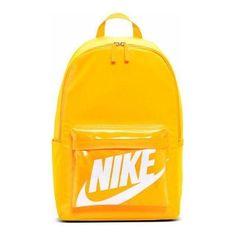 Nike Heritage 2.0 Backpack 'Yellow' BA6175-845 Yellow Outdoor Backpack, Functional Yellow Backpack For Everyday, Sporty Yellow Travel Bag, Sporty Yellow Bags For Travel, Functional Yellow Bag For Outdoor, Functional Yellow Bags For Outdoor, Functional Yellow Outdoor Bag, Functional Yellow Outdoor Bags, Yellow Backpack For Outdoor Activities