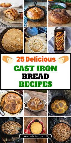 cast iron bread recipes Cast Iron Bread Recipes, Cast Iron Skillet Cornbread, Iron Skillet Cornbread, Satisfying Recipes, Cast Iron Bread, Airy Interior, Honey Oat Bread, Basil Bread, Parmesan Bread