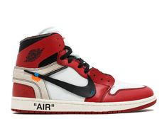 Off White X Air Jordan 1 Retro High OG 'Chicago' - Air Jordan - aa3834 101 - white/black-varsity red-black | Flight Club Jordan 1 X Off White, Chicago Graphic Design, Most Expensive Sneakers, Expensive Sneakers, Chicago Graphic, Air Jordan 1 White, Jordan 1 Off White, Air Jordan 1 Chicago, Buy Sneakers