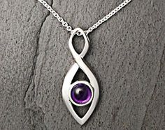 amethyst necklaceamethyst pendant February birthstone Modern Purple Jewelry As A Gift, Modern Purple Jewelry For Gifts, Silver Amethyst Birthstone Necklace As Gift, Silver Amethyst Birthstone Necklace For Gifts, Purple Sterling Silver Necklace With Polished Finish, Purple Necklace With Polished Finish As Gift, Unique Pendant Necklace, Modern Necklace, Necklace Amethyst