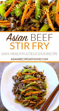 Asian Ground Beef Stir Fry, Simple Beef Stir Fry, Beef And Carrots Stir Fry, Beef Stir Fry Recipes Easy Soy Sauce, Beef Stir Fry No Soy Sauce, Beef And Cashew Stir Fry, Asian Beef Stir Fry, Spicy Sauce Recipe, Beef Stir Fry Recipe