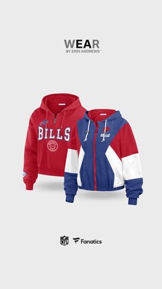 Celebrate your Buffalo Bills fandom in style with the WEAR by Erin Andrews Bills collection. These elevated products are perfect for gameday and feature striking Buffalo Bills graphics. Buffalo Shirt, New Buffalo, Erin Andrews, Line At, Clothing Line, New Line, Lounge Sets, Athleisure