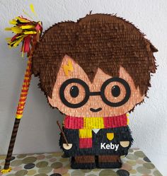 a cake made to look like a harry potter character