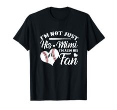 i'm not just this mini baseball fan t - shirt