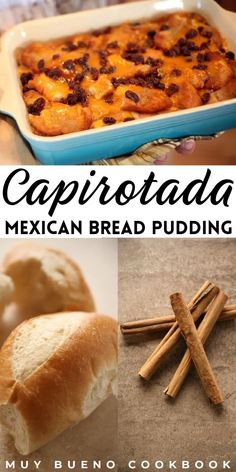 mexican bread pudding recipe with cinnamon sticks