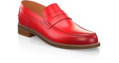 Men`s Penny Loafers are handcrafted by individual order. Upper material is made by leather, premium leather. Insole and lining materials - leather. Your new shoes will be handcrafted especially for you and delivered for free to your home or office in 1-2 weeks. Included option for free return and remake if the shoes do not fit.Only now all this is available at an exclusive price of $212.00.Proceed with you order now. Classic Loafers With Red Sole For Office, Classic Tassel Loafers With Red Sole, Red Tassel Loafers With Leather Sole For Formal Occasions, Formal Red Tassel Loafers With Leather Sole, Red Plain Toe Dress Shoes For Office, Classic Red Tassel Loafers With Rubber Sole, Classic Loafers With Red Sole And Plain Toe, Red Tassel Loafers With Rubber Sole And Round Toe, Red Oxfords With Rubber Sole For Work