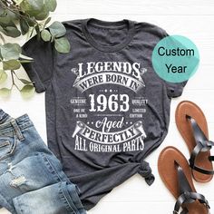 a t - shirt that says legend were born in 1932 and perfectly all original parts