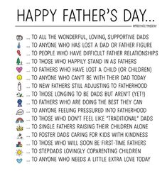 a father's day poem with the words happy father's day on it