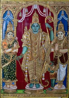 Mysore Painting, Indian Traditional Paintings, Tanjore Paintings, Mughal Art Paintings, Art Deco Artwork, Kalamkari Painting, Kerala Mural Painting