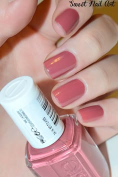 Essie Mrs Always Right, Black And White Nail Art, Mrs Always Right, Essie Polish, Pink Nail Polish, Get Nails