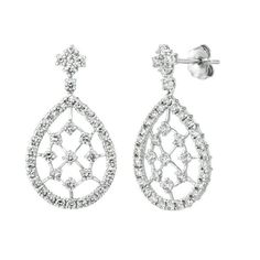 Morris & David | Jewelry | 20 Ct Natural Diamond Pear Shape Drop Earrings | Poshmark Formal Bridal Earrings With Prong Setting, Pear-shaped, Formal Bridal Pear-shaped Earrings With Prong Setting, Diamond White Brilliant Cut Pear-shaped Bridal Earrings, Pear-shaped Brilliant Cut Bridal Earrings For Formal Occasions, Pear-shaped Diamond White Diamond Earrings With Halo Design, Classic Bridal Earrings With Brilliant Cut In Pear Shape, Classic Bridal Earrings With Brilliant Pear-shaped Cut, Classic Bridal Pear-shaped Brilliant Cut Earrings, Vvs Clarity Pear-shaped Diamond Earrings For Wedding