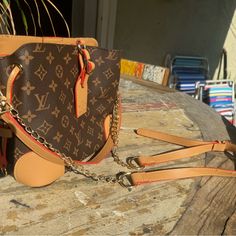 Never Used! Red Detailing, Short And Long Strap, And Inside Pockets Louis Vuitton Handbags Crossbody Cross Body Shoulder Straps, Louis Vuitton Cross Over Bag, Lv Daily Multi Pocket Belt, Louis Vuitton Runner Tatic, Louis Vuitton Outdoor Sling Bag, Fake Handbags, Louis Vuitton Brown, Louis Vuitton Bags, Inside Pocket