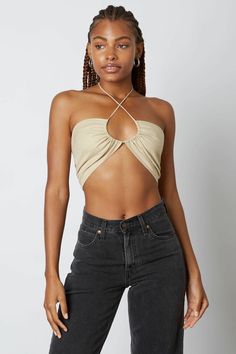 Cute Jute Beige Top - Halter Top - Crop Top - Convertible Top | Boho Pink Luxury Cropped Tops For Beach, Luxury Beige Crop Top For Spring, Cheap Beige Bohemian Crop Top, Trendy Bandeau Halter Top For Summer, Trendy Summer Bandeau Halter Top, Trendy Crop Top Tube Top For Vacation, Trendy Strapless Crop Top For Beach, Trendy Strapless Crop Top For Vacation, Trendy Cropped Tube Top For Beach