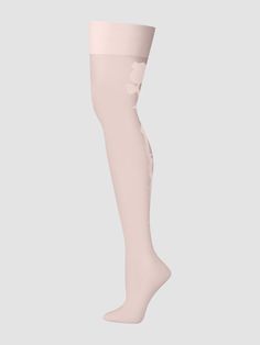 Buy Me Roses Thigh-High Stockings in Pink | SAVAGE X FENTY