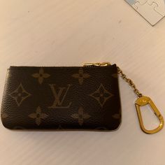 Louis Vuitton Key Pouch - Monogram Print Barely Used Authentic - Purchased At My Local Store Louis Vuitton Key Pouch, Bags Louis Vuitton, Key Pouch, Louis Vuitton Brown, Monogram Prints, Louis Vuitton Bags, Brown Gold, Louis Vuitton Bag, Wallets