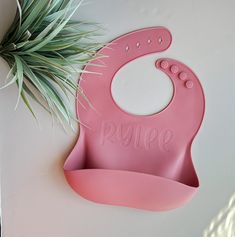 These adorable bibs are the perfect addition to any gift!  Easily personalize this with your child's name to make it unique.   These are dishwasher safe or can be cleaned by hand. Multiple color options to choose from!  All bibs are the same style, just different colors.  All feature an adjustable neck strap. Material: silicone, BPA free Pictures 1-3: rose bib with font 1 Pictures 4-7: blush bib with font 1 Personalized Bib For First Birthday, Personalized Bibs, Personalized Baby Bibs, Orange City, Silicone Bibs, Boho Gifts, Sioux, Same Style, Neck Strap