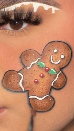 Holiday Eye Makeup, Thanksgiving Makeup, Makeup Drawing, Christmas Makeup Look, Holiday Makeup Looks, Cute Eye Makeup