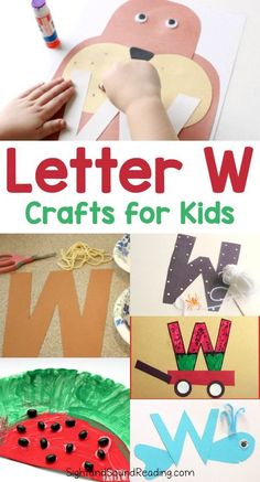 letter w crafts for kids to make