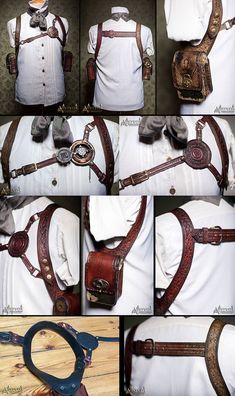 Steampunk Armor, Mechanical Arm, Steampunk Leather, Style Steampunk, Leather Suspenders, Steampunk Wedding, Steampunk Cosplay