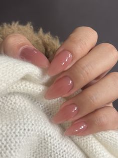 Soft Pink Nails, Cute Pink Nails, Milky Nails, Pink Gel Nails, Nude Nail Designs, Subtle Nails, Soft Nails, Jelly Nails, Pink Acrylic Nails