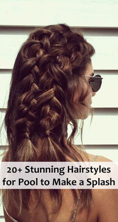 💦✨ Dive into the Top 20 Stunning Hairstyles For Pool days! Whether you’re Swimming 🏊‍♀️ or just lounging by the Water 🌊, these Hairstyles are your go-to for keeping it chic and In Style. From effortless Hair Styles that make a splash 💁‍♀️ to elegant looks that slay the Pool scene, these ideas will have you turning heads all summer long! ☀️ Get ready to rock these Hairstyles For Pool moments like a true fashionista! 😎🌴 Hair Styles For Swimming, Swimming Hairstyles, Cute Ponytails